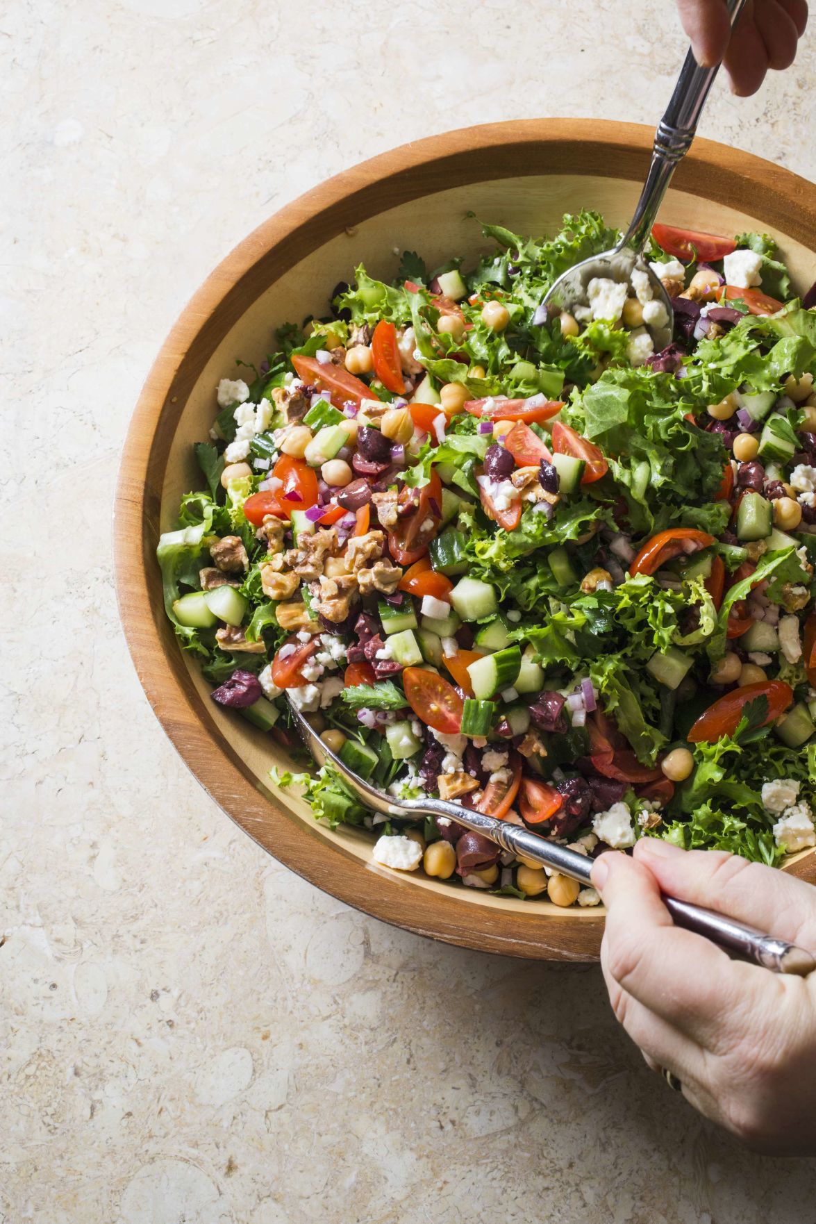 Food Column Mediterranean Chopped Salad